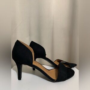 H&M Black Slip On Heels